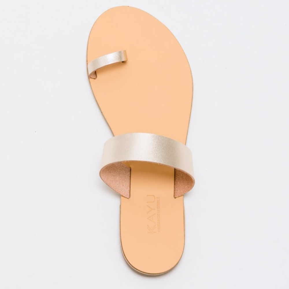 KAYU Thessa Vegetable Tanned Leather Sandal.